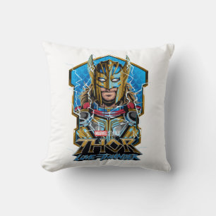 Coussin Golden Armor Thor Love and Thunder Graphic