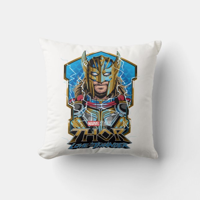 Coussin Golden Armor Thor Love et Thunder Graphic (Recto)