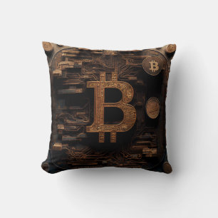Coussin Golden Bitcoin