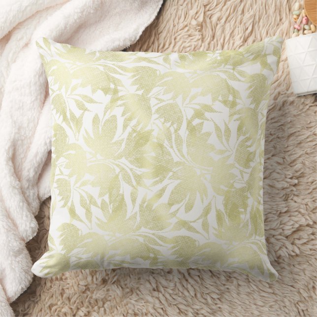 Coussin Golden Boho Floral Élégant Motif (Couverture)