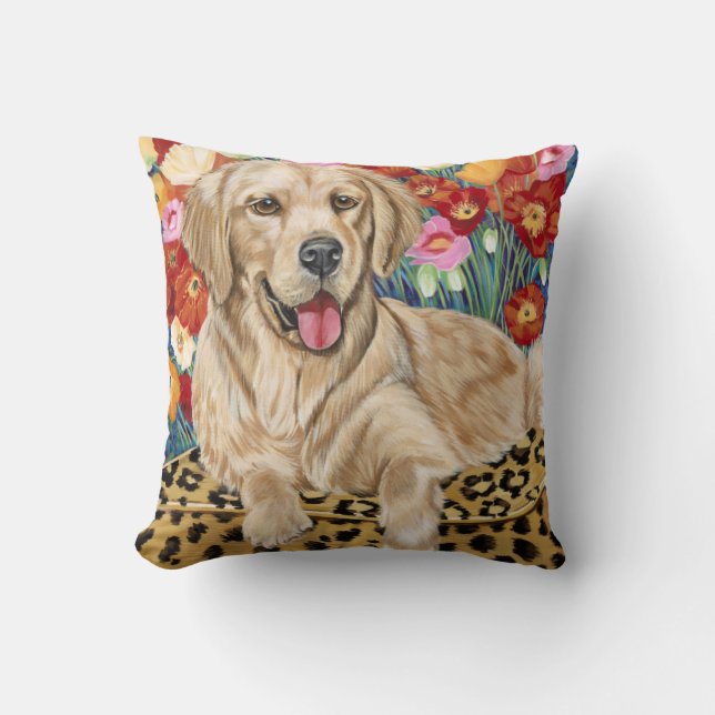 Coussin Golden Boy Retriever (Recto)