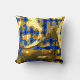 Coussin Golden Lapislazuli colours