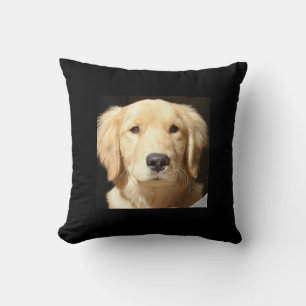 Coussin Golden Retriever Closeup