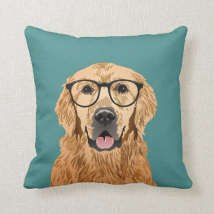 Coussin Golden retriever de hippie