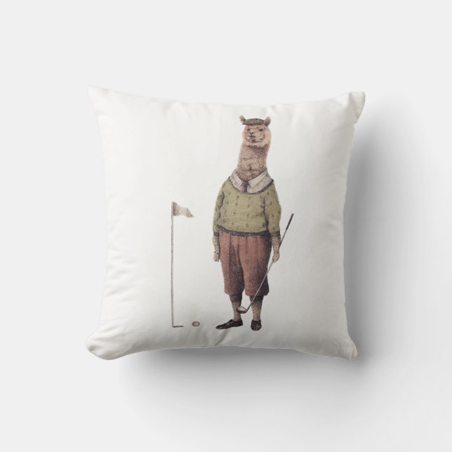 Coussin Golf d'Alpaca (Recto)