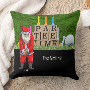 Coussin Golf Par tee party Le Père Noël Squad