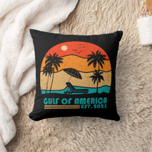 Coussin Golfe des USA Amérique patriotique vintage-américa