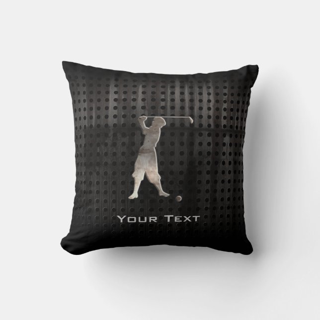 Coussin Golfeur vintage ; Cool (Recto)