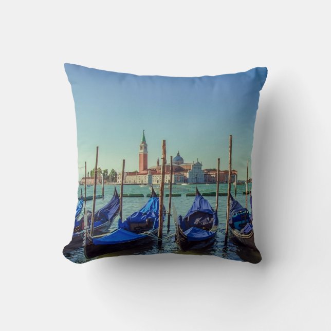 Coussin Gondolas à Venise, Italie (Recto)