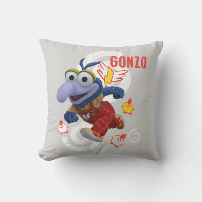 Coussin Gonzo et ses enfants (Recto)