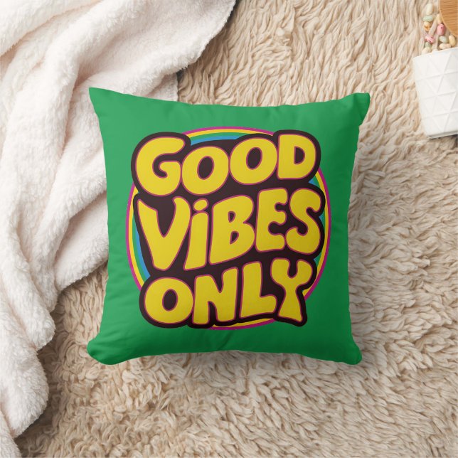 Coussin Good Vibes uniquement (Couverture)