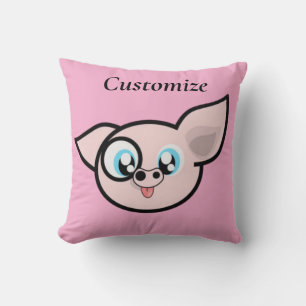 Coussin Goofy Pig souriant Thunder_Cove