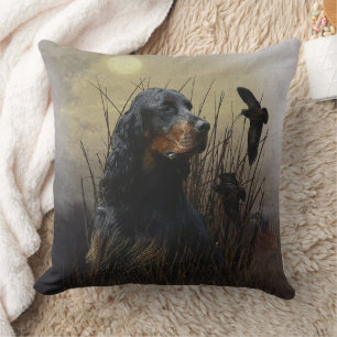 Coussin Gordon Setter, compagnon de chasse