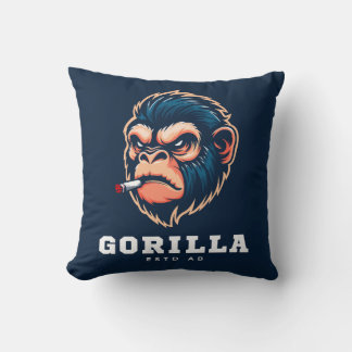 Coussin gorilla design pillow