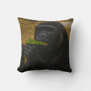 Coussin Gorilla Grace - Portrait réaliste de la faune