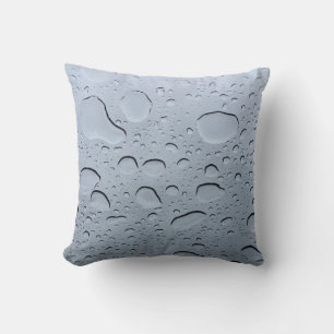 Coussin Goutte d'eau Abstraite Gouttes Motif Cristallin Cl