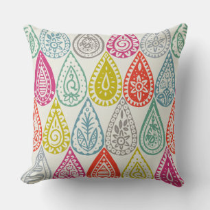 Coussin Gouttes de pluie