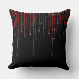 Coussin Gouttes de sang