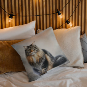 Coussin Grâce et beauté du chat