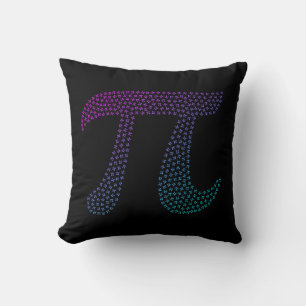 Coussin Gradient Happy Pi Day Math