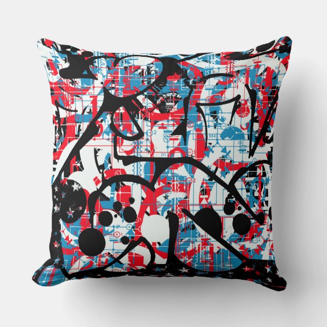 Coussin Graffiti (Recto)