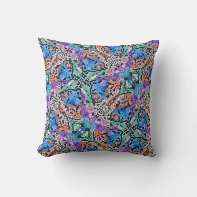 Coussin Graffiti Art urbain inspiré (Recto)