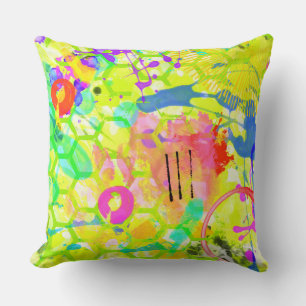 Coussin Graffiti été