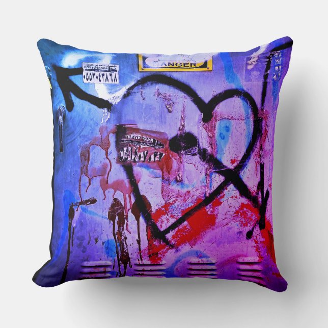 Coussin Graffiti Love (Recto)