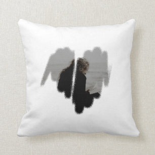 Coussin Graffiti modéré Sprayed Heart Frame