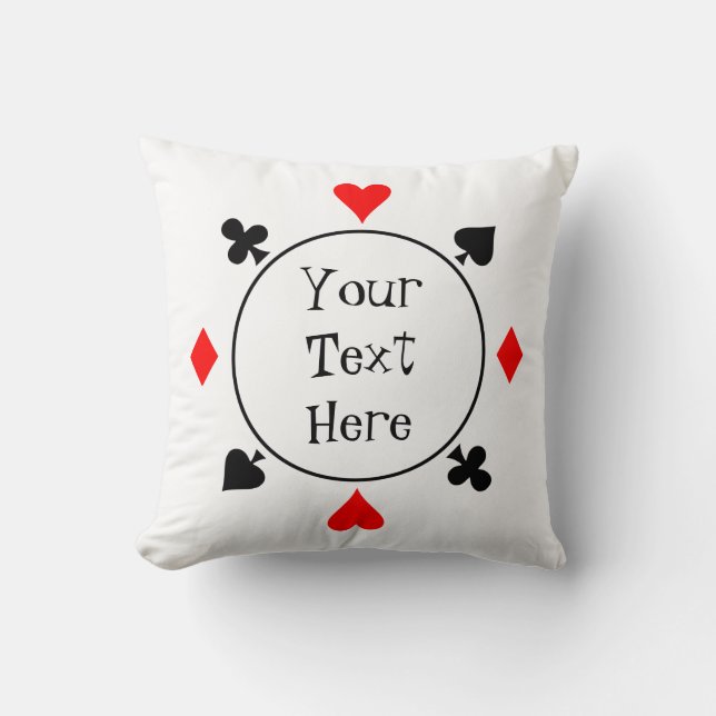 Coussin Graines de poker (Recto)