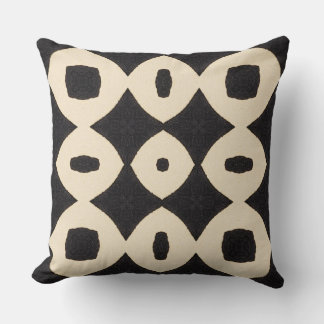 Coussin Grand boho motif géométrique gras