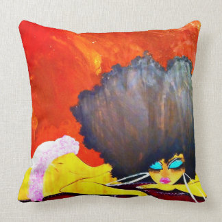 Coussin Grand carreau 20" de fille x 20"