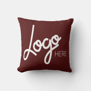Coussin Grand Logo d'Entreprise Promotionnel Marque Rouge