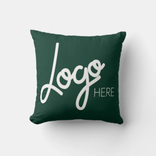 Coussin Grand Logo d'Entreprise Promotionnel Marque Verte