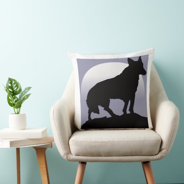 Coussin grand loup  (Chaise)