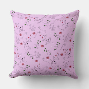 Coussin Grand-mère Motif du jardin de fleurs