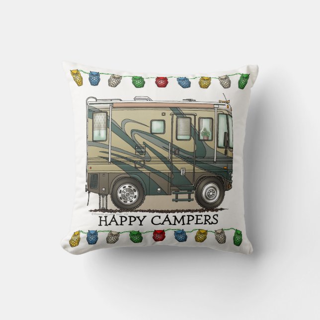 Coussin Grand rv car Motorhome du profondément satisfait (Recto)