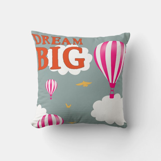 Coussin Grande citation chaude rêveuse de motivation de (Recto)