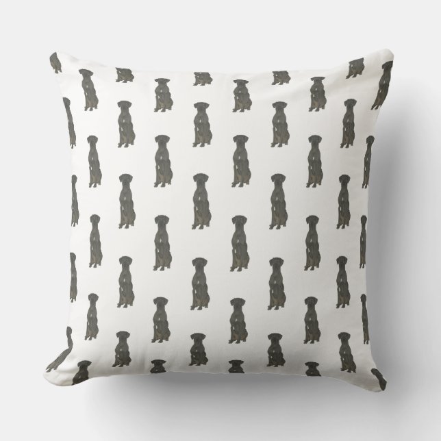 Coussin Grande Danse (Noire) (Recto)