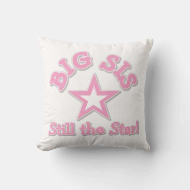 Coussin Grande soeur toujours les cadeaux des étoiles (Recto)