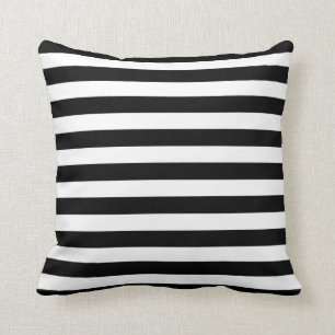 Coussin Grandes taches noires et blanches