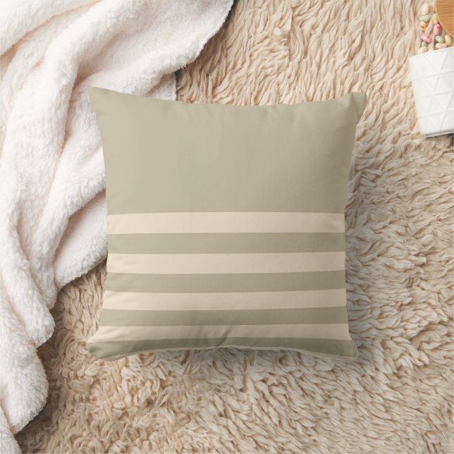 Coussin Grandes vertes minimalistes modernes (Couverture)