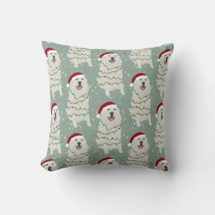 Coussin Grands Pyrénées de Noël 