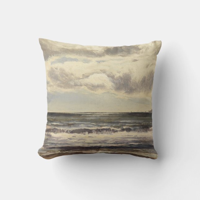 Coussin Grange au-dessus des sables (Recto)