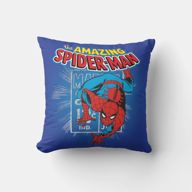 Coussin Graphique de prix rétro Spider-Man (Recto)