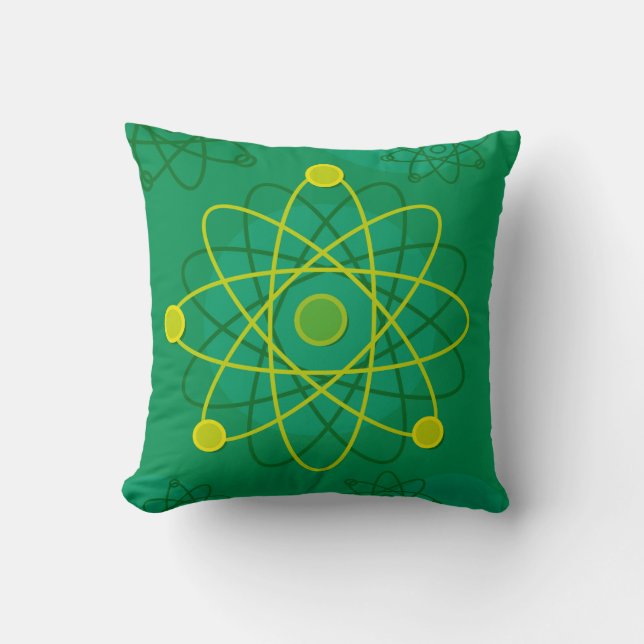 Coussin Graphique de structure atomique (Recto)