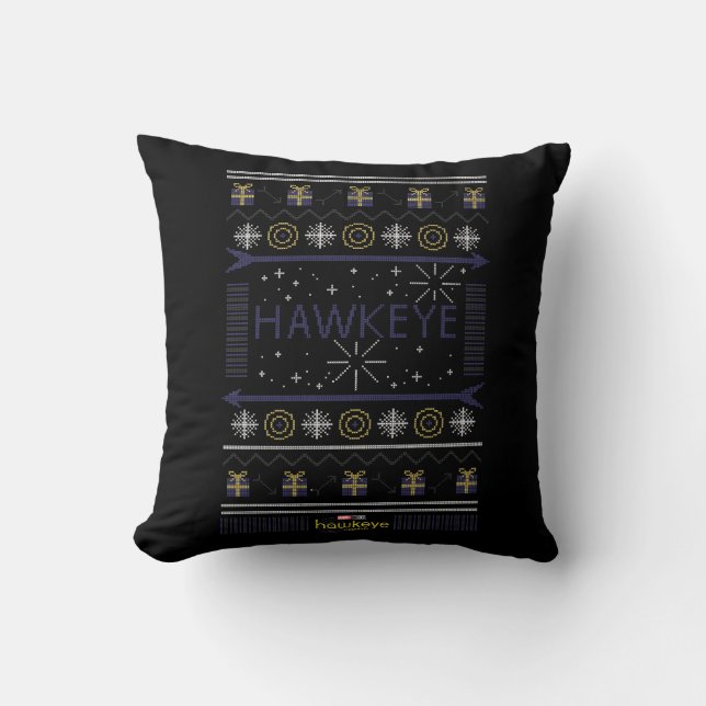 Coussin Graphique de vacances hiques Hawkeye (Recto)