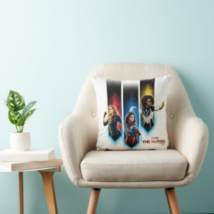 Coussin Graphique des panneaux de caractères Marvels
