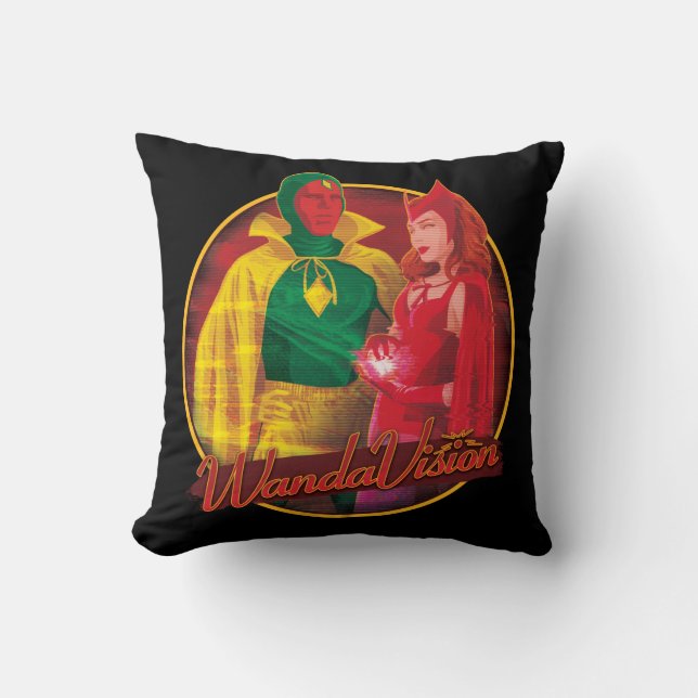 Coussin Graphique d'Halloween WandaVision (Recto)
