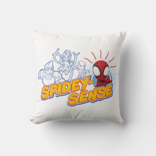 Coussin Graphique du contour du sens d'araignée